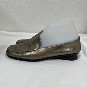 Aerosoles Womens 8 Shoes Pewter Slip on Flats